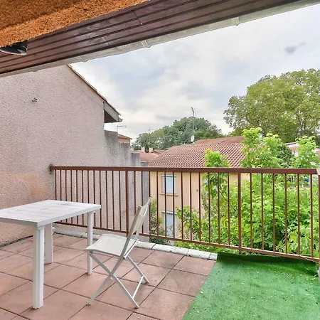 Appartement Bright Duplex With Terrace And Parking Rangueil