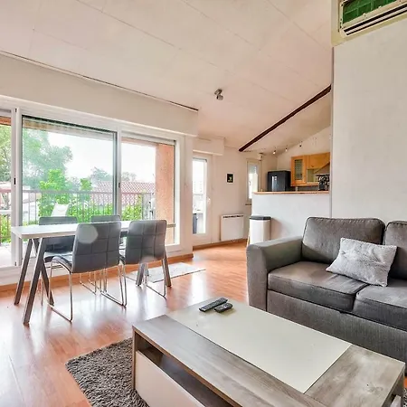 Appartement Bright Duplex With Terrace And Parking Rangueil Toulouse